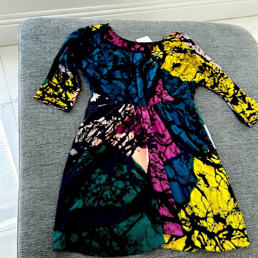 NWT Beautiful TIBI Silk dress in vibrant colors